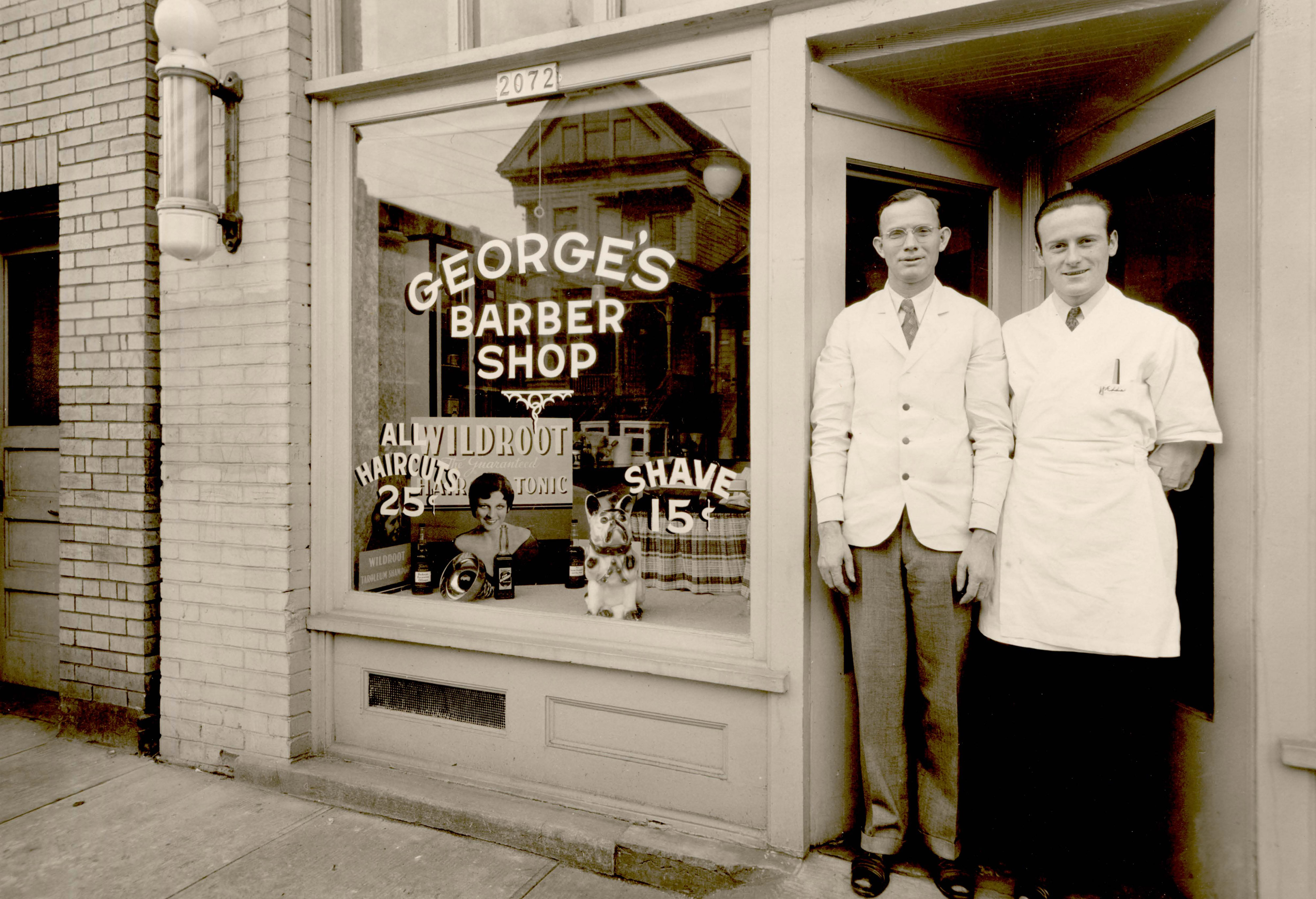 George S Barber Shop 1936 Vintage Portland