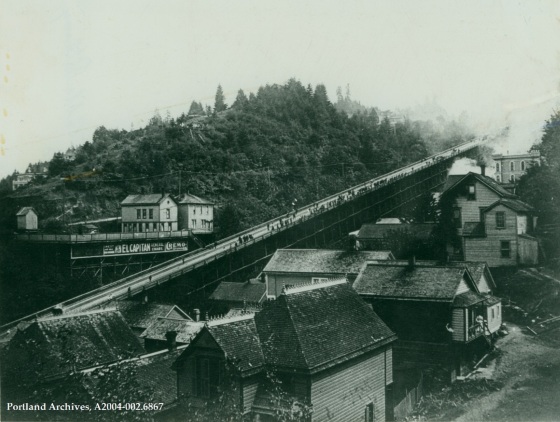 Portland Heights cable railway, circa 1890 : A2004-002.6867